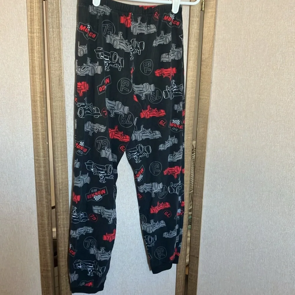 Children’s Black and Red Graphic sleep bottoms 12